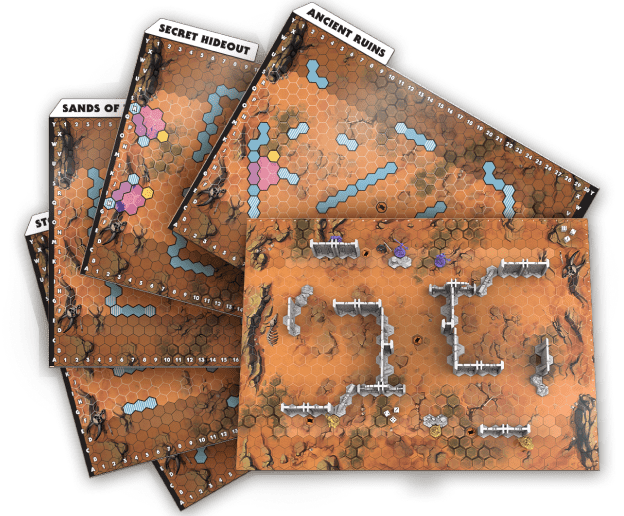 Pre-defined battle maps